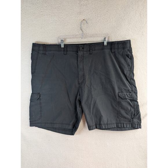 Lee Extreme Motion Cargo Shorts Mens Sz 54 Gray Elastic Stretch Waist - Picture 1 of 15